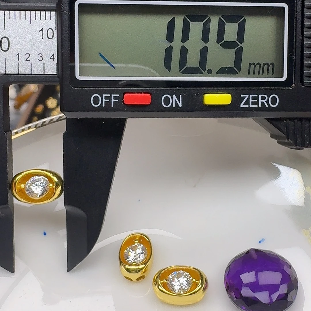 银S925镶嵌紫晶颈饰紫水晶925镶嵌160