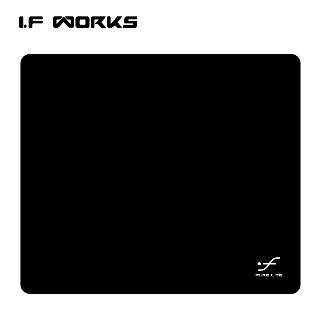 【顺丰包邮】I.F Works 速度型细面鼠标垫 PureLite-Swift