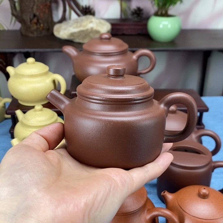 茶壶紫砂渣*拉原矿紫泥全手工