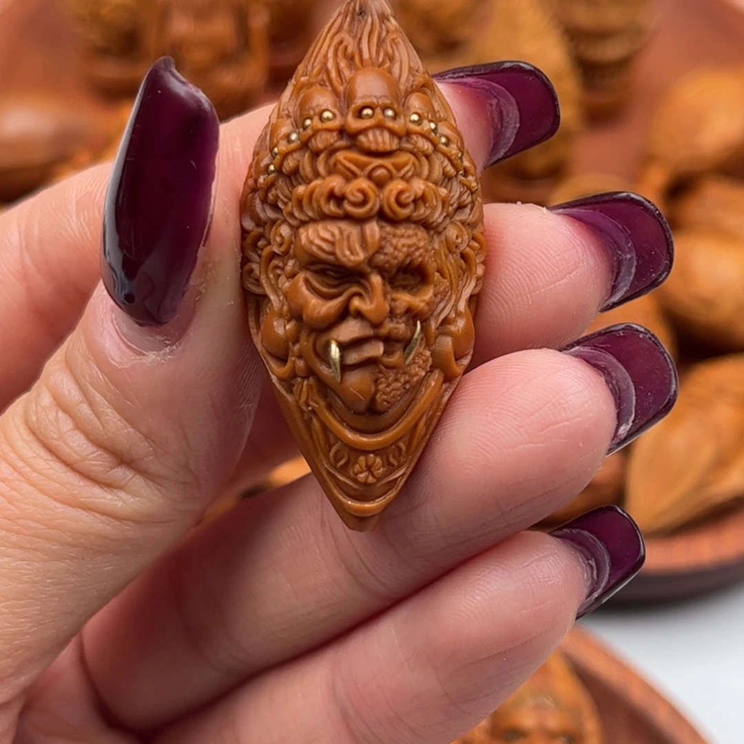 吊坠橄榄核不动明王