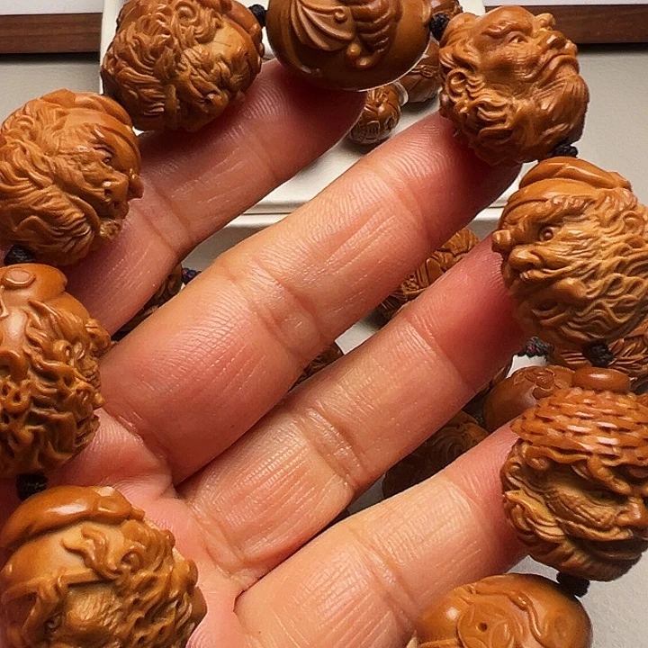 橄榄核手串/手链钟馗头