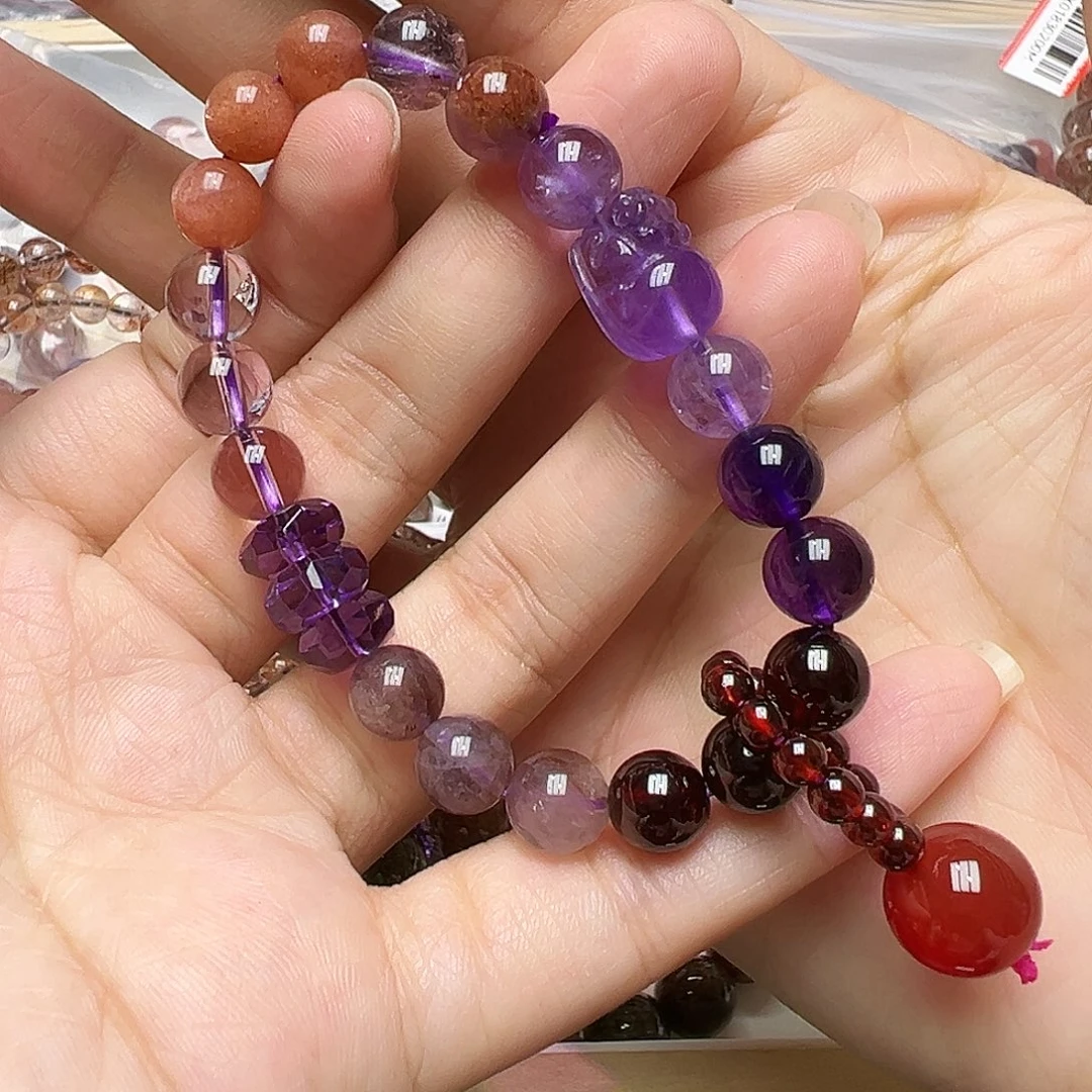 未镶嵌手链水晶多样性发一