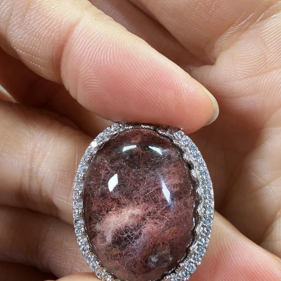 A****珠宝半成品水晶银S925镶嵌