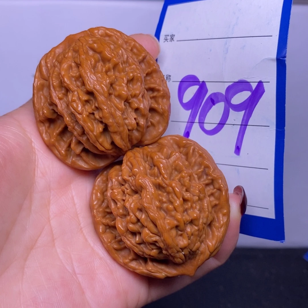 把件文玩核桃909/43.5虎头