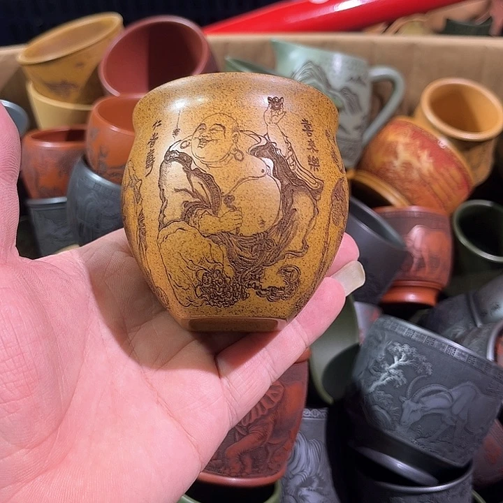 茶杯紫砂全手工紫砂主人杯