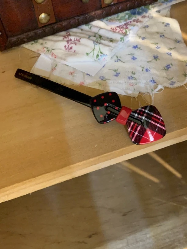 【un Reality】T2405韩国新款阿兹纳弹簧夹蝴蝶结发夹复古小众