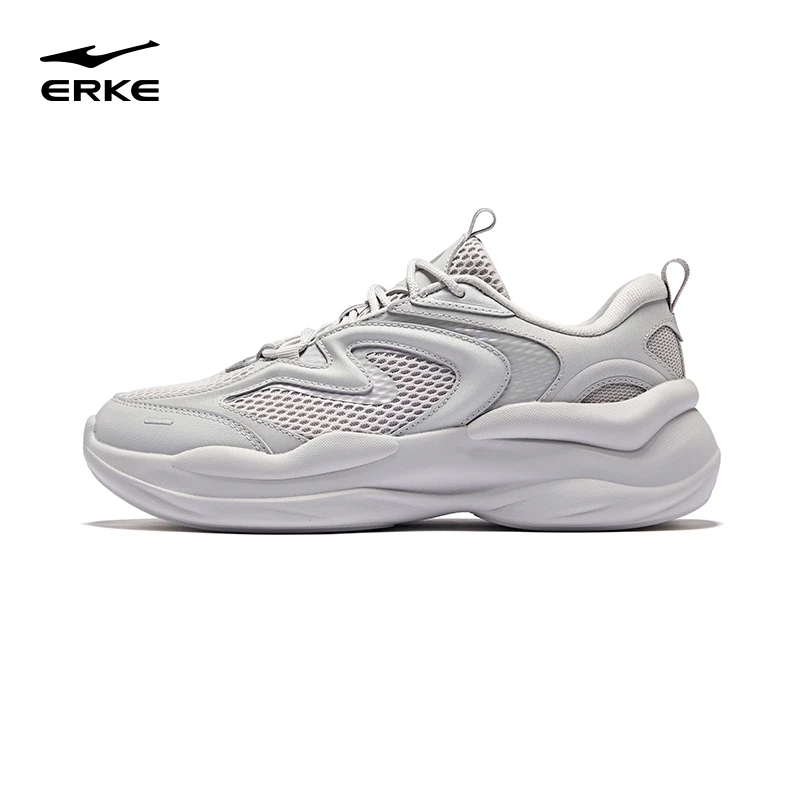 风旋丨鸿星尔克2025新款情侣老爹鞋运动鞋时尚低帮百搭休闲鞋