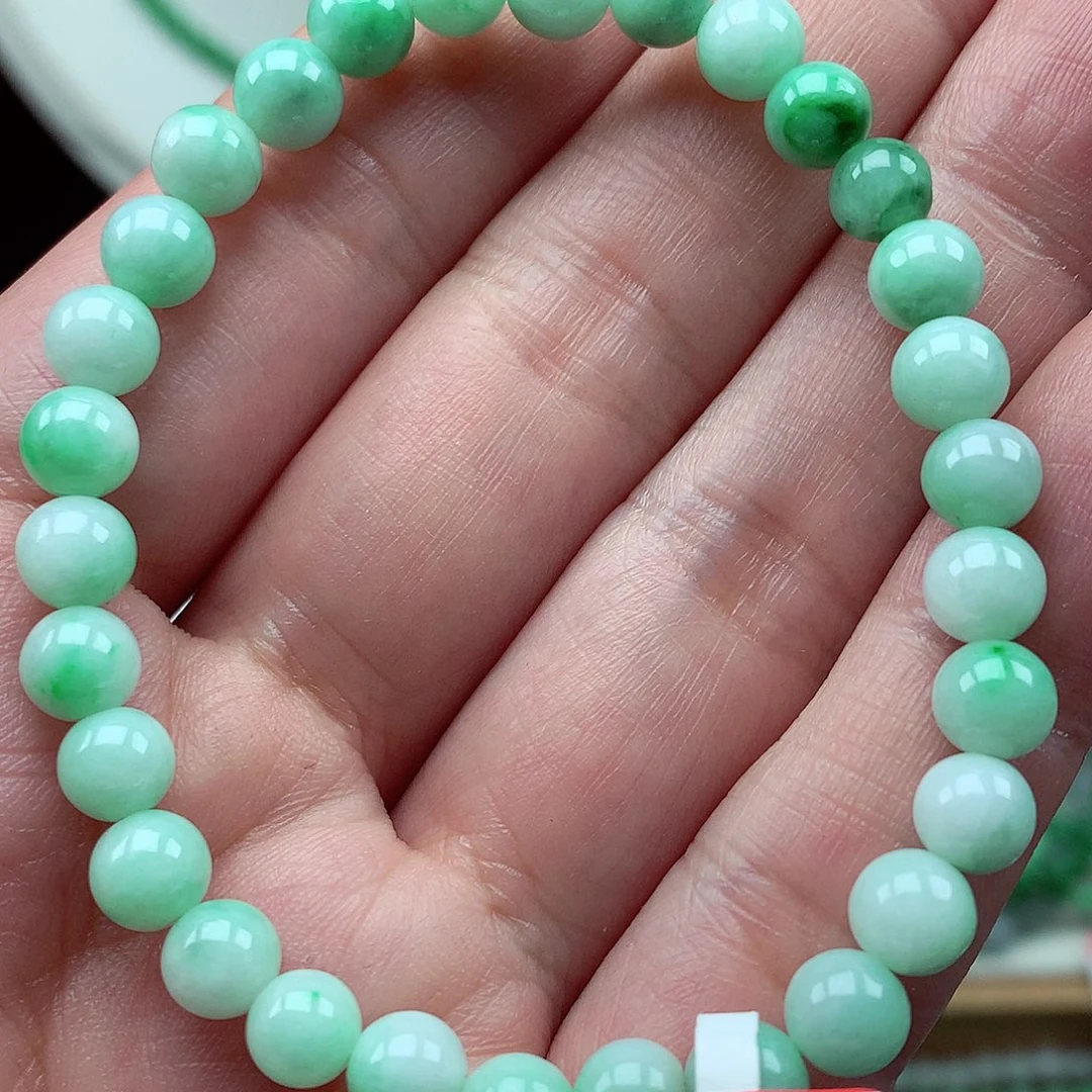 翡翠未镶嵌毛衣链翡翠