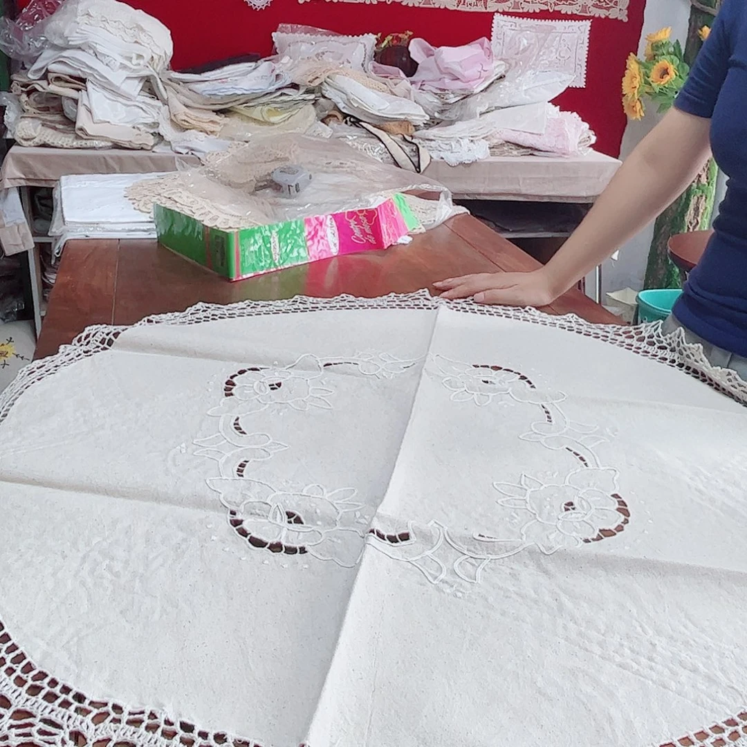 毛绒亚麻棉084-85圆