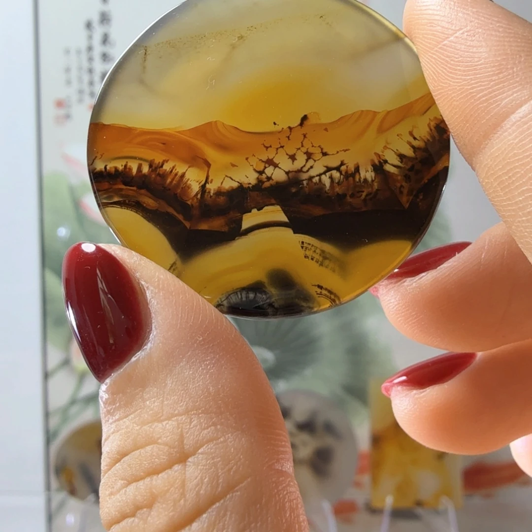 玛瑙/玉髓吊坠(不含链)未镶嵌34