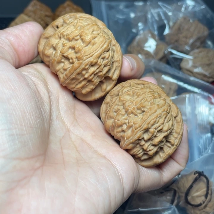 把件文玩核桃45白狮子头