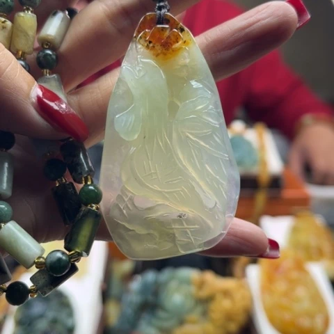 岫玉挂件未镶嵌挂件