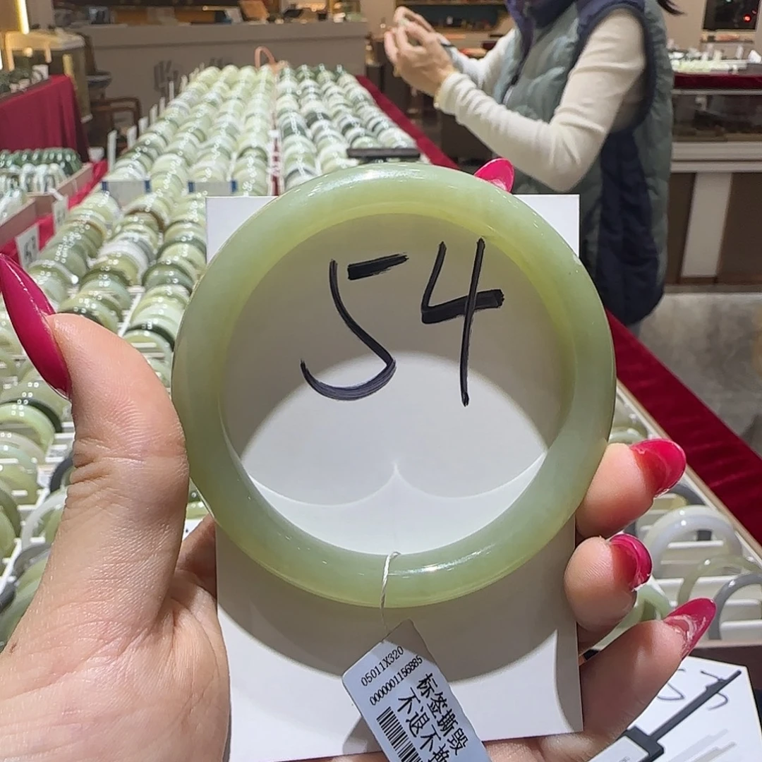 和田玉未镶嵌手镯716