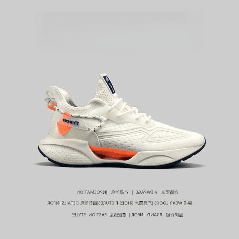 春夏款男士日常运动休闲鞋夏季透气轻便韩版时尚慢跑鞋