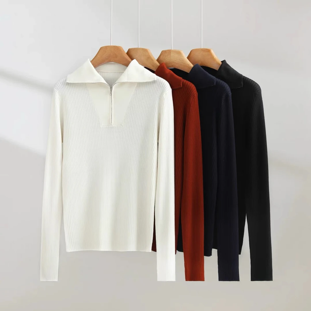 【黄金羊毛&国王礼物】100%羊毛德国进口扬子纱半拉链Polo领毛衣