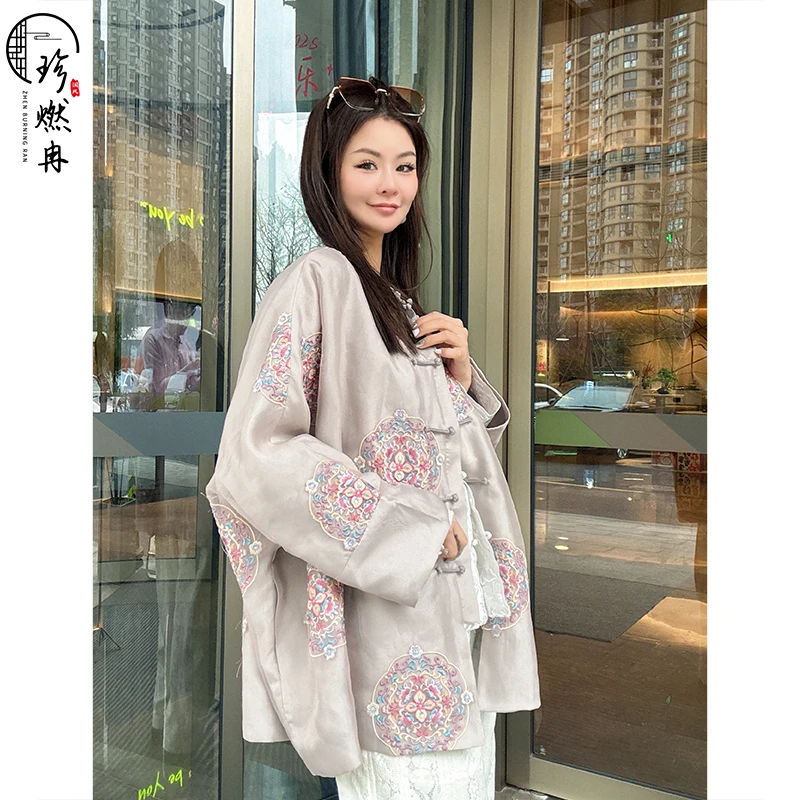 【珍珍女装】新款日常复古重工减龄新中式国风上衣W-83593