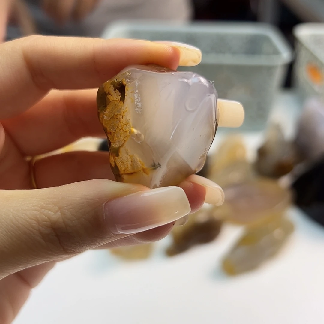 玛瑙/玉髓未镶嵌吊坠(不含链)