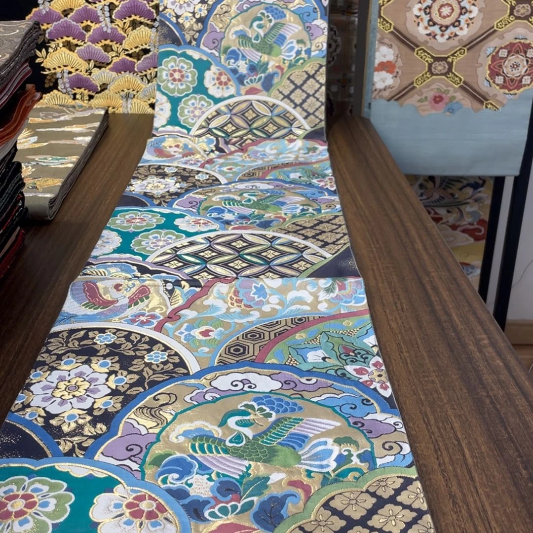 织绣唐锦西阵织桌旗