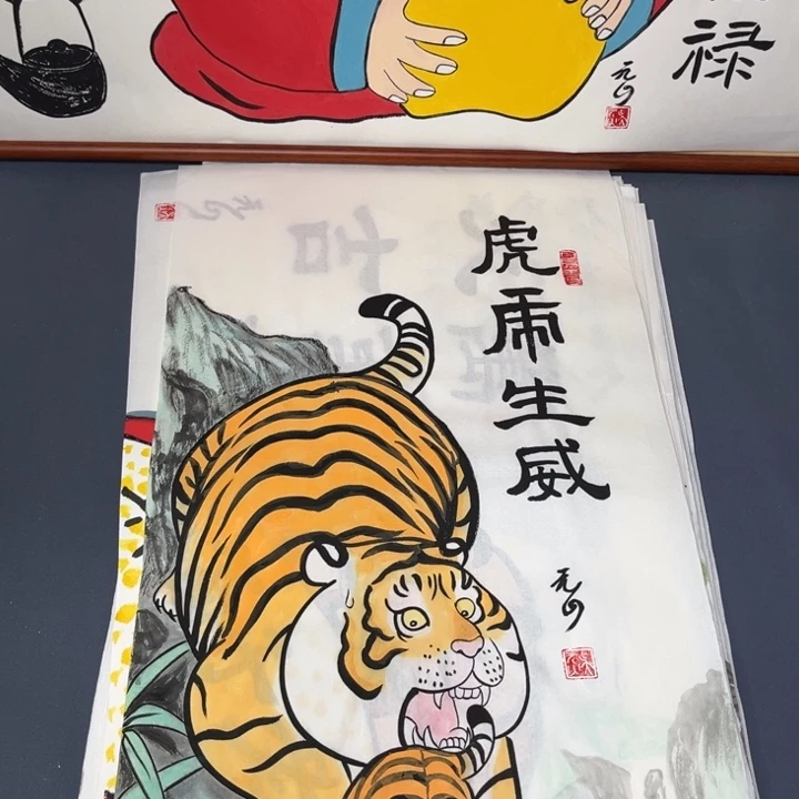 国画禅意画纯手绘作品
