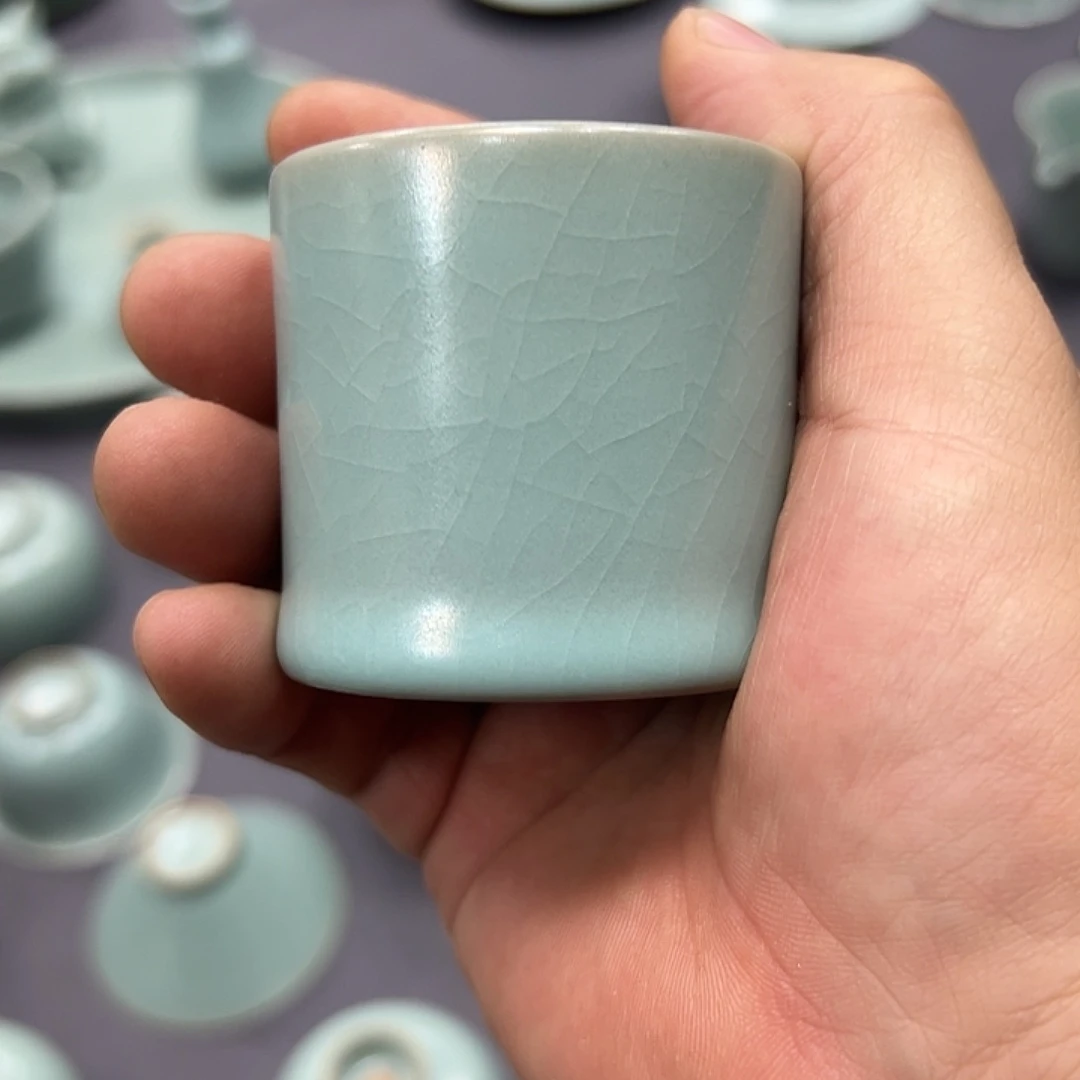 爱***瑞琉璃手工艺品清凉寺原产地汝瓷大瑕