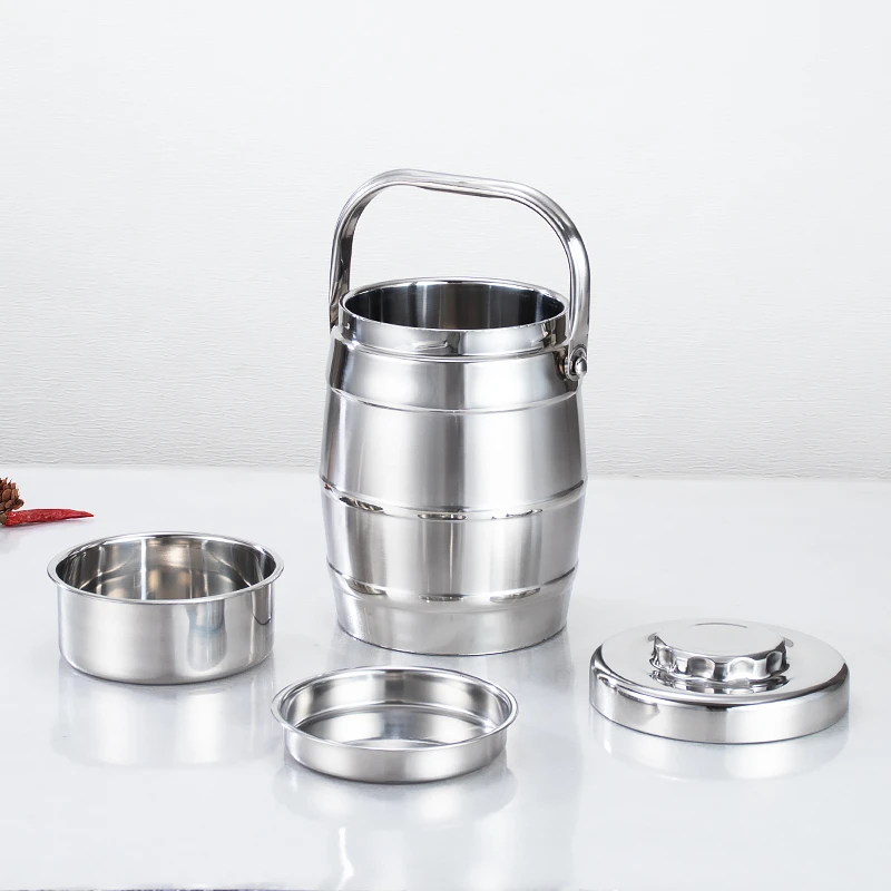 不锈钢食品级保温饭盒上班族学生党保温提锅XZC-FGS