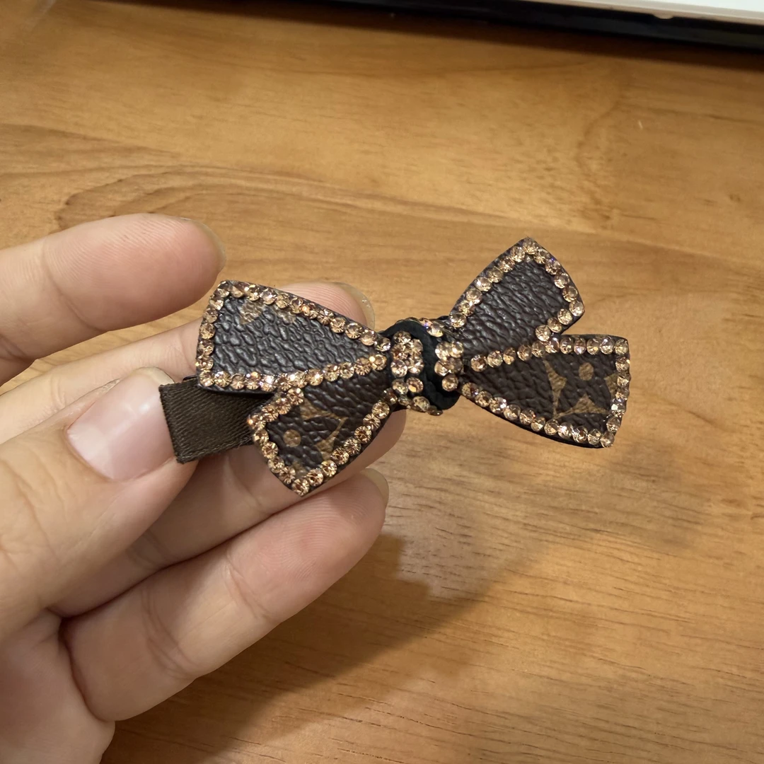 时尚边夹蝴蝶结刘海夹鸭嘴夹高级感韩版头饰发饰气质百搭简约