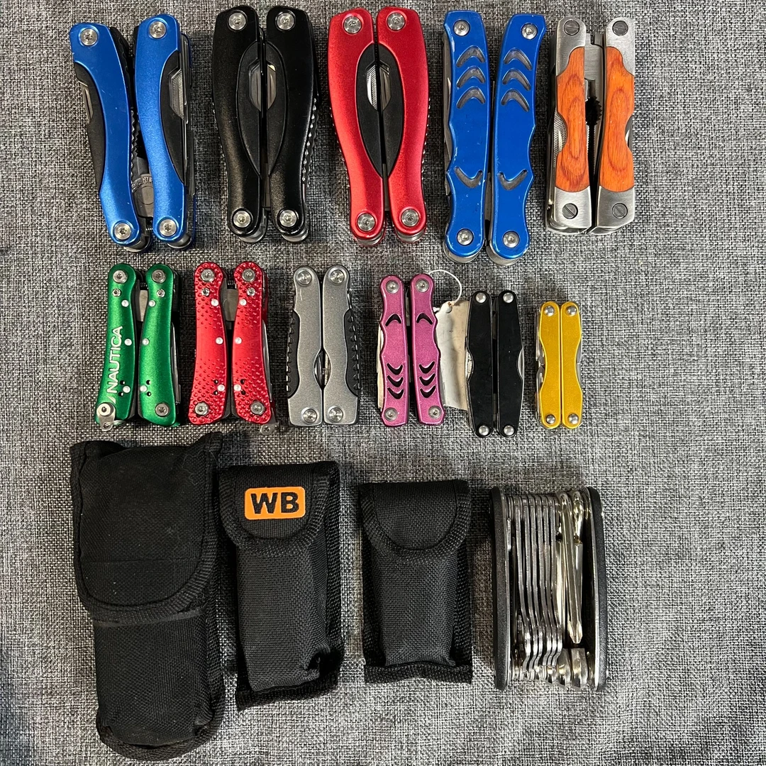【主播引拍】外贸微瑕多功能户外折叠钳工具定制DIY链接