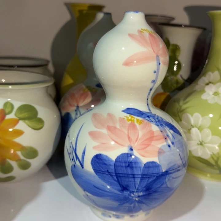 陶摆件景德镇手绘的，，