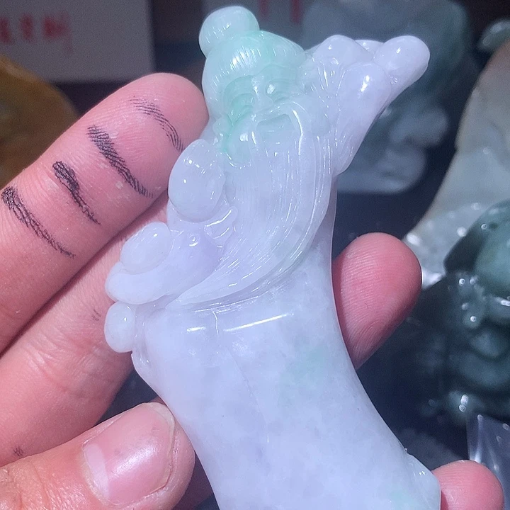 翡翠未镶嵌颈饰保真天然a货翡翠