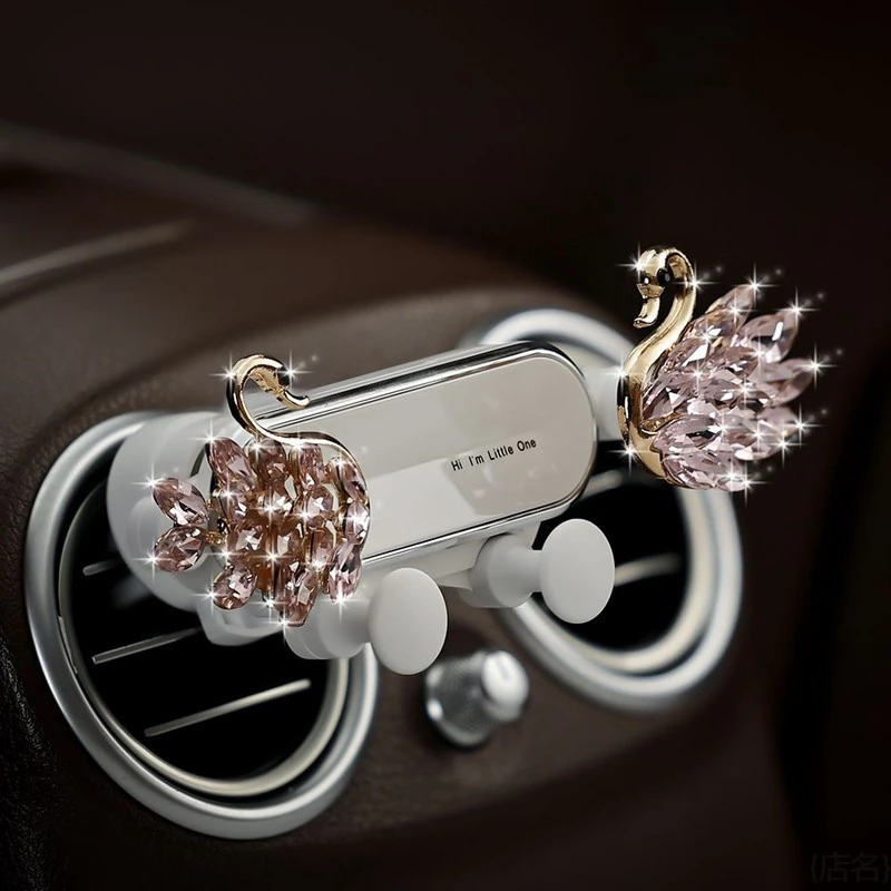 蓝色耐用旋转上车手工牢固车载手机支架重力出奔凯美瑞汽车用品