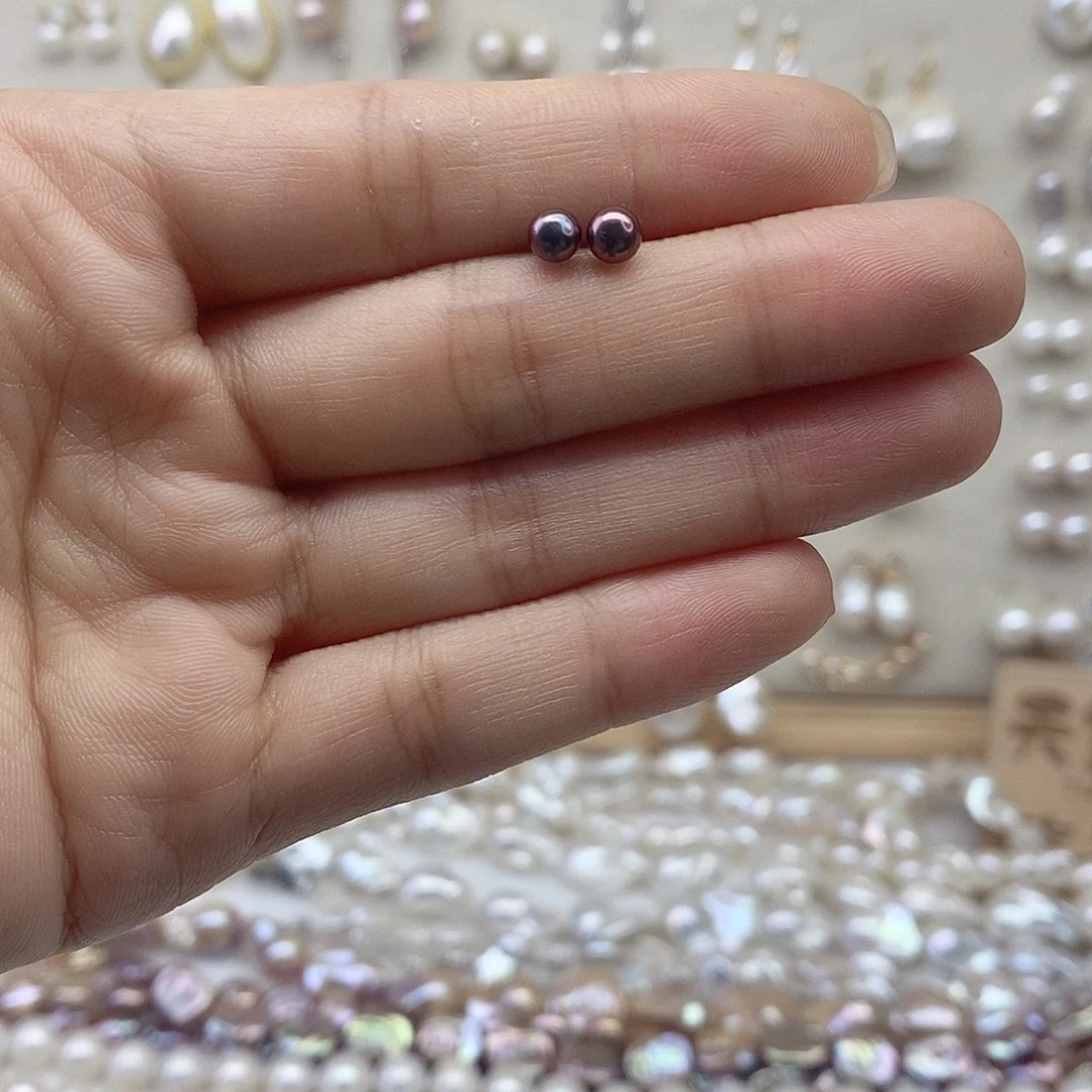 耳饰未镶嵌淡水珍珠