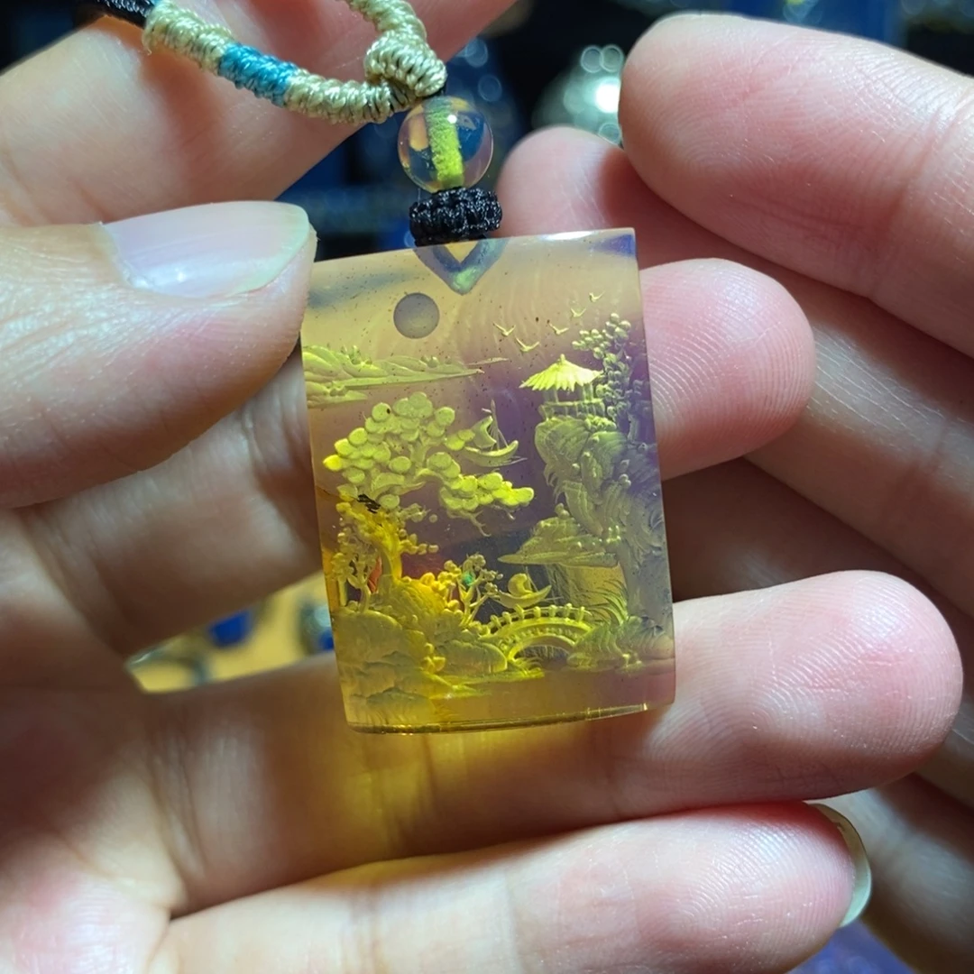 琥珀未镶嵌裸石多米尼加蓝珀