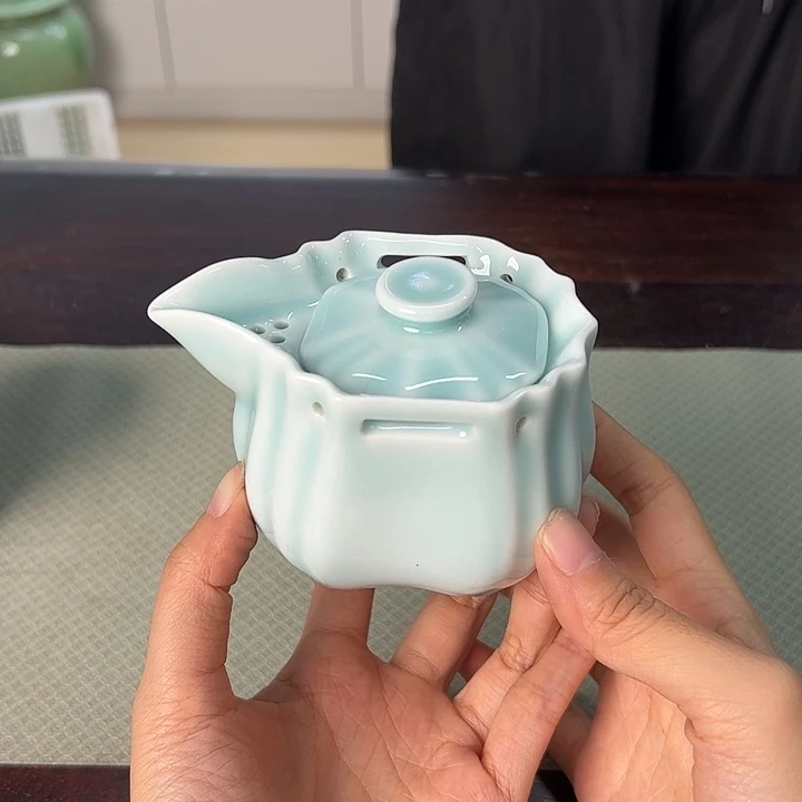 龙泉云间青瓷小米茶器