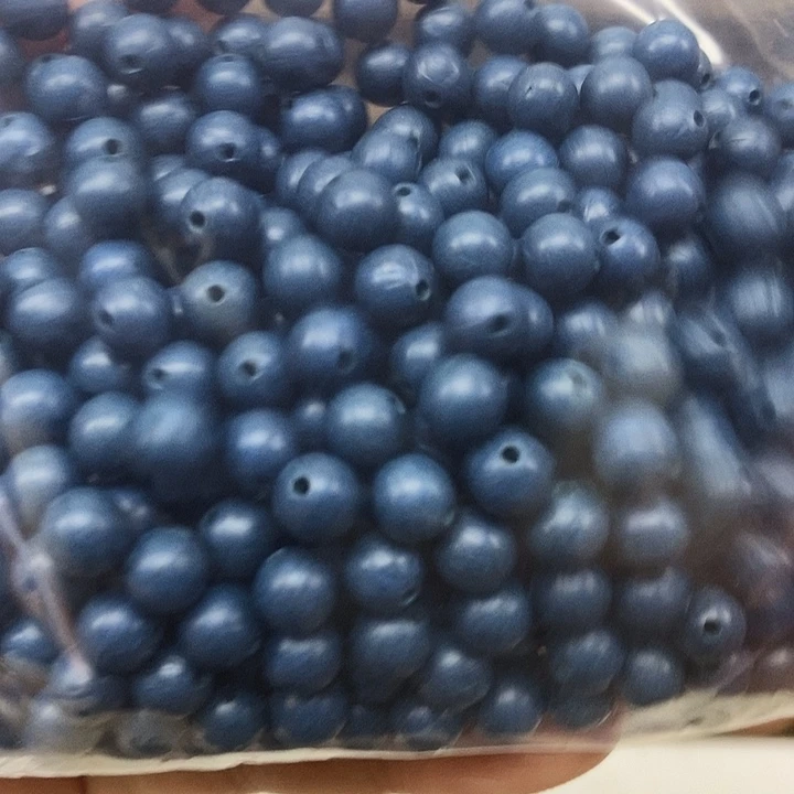 龙涎靛蓝0.6天然合香珠到手50克微瑕