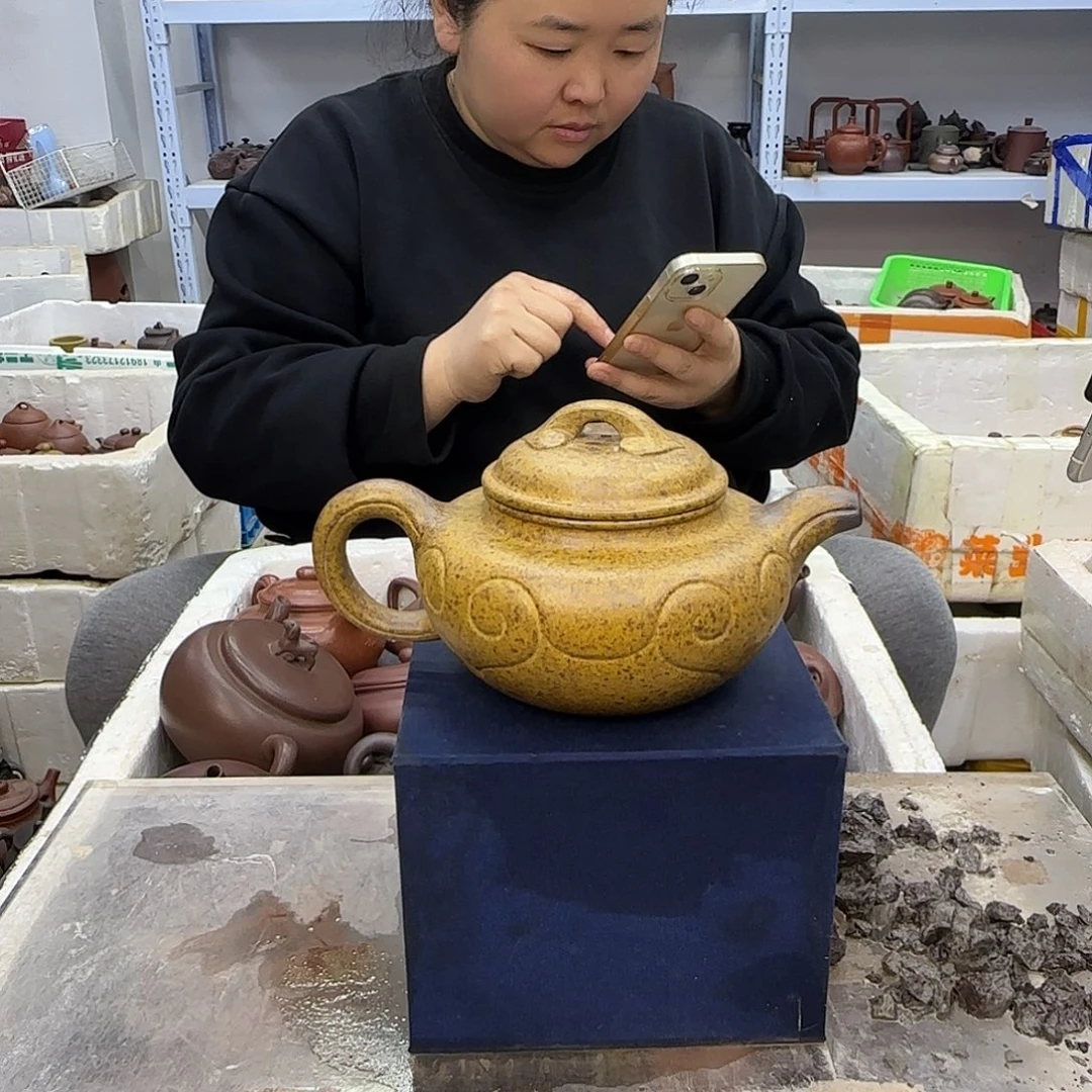 紫砂茶壶宜兴紫砂壶瑕疵处理
