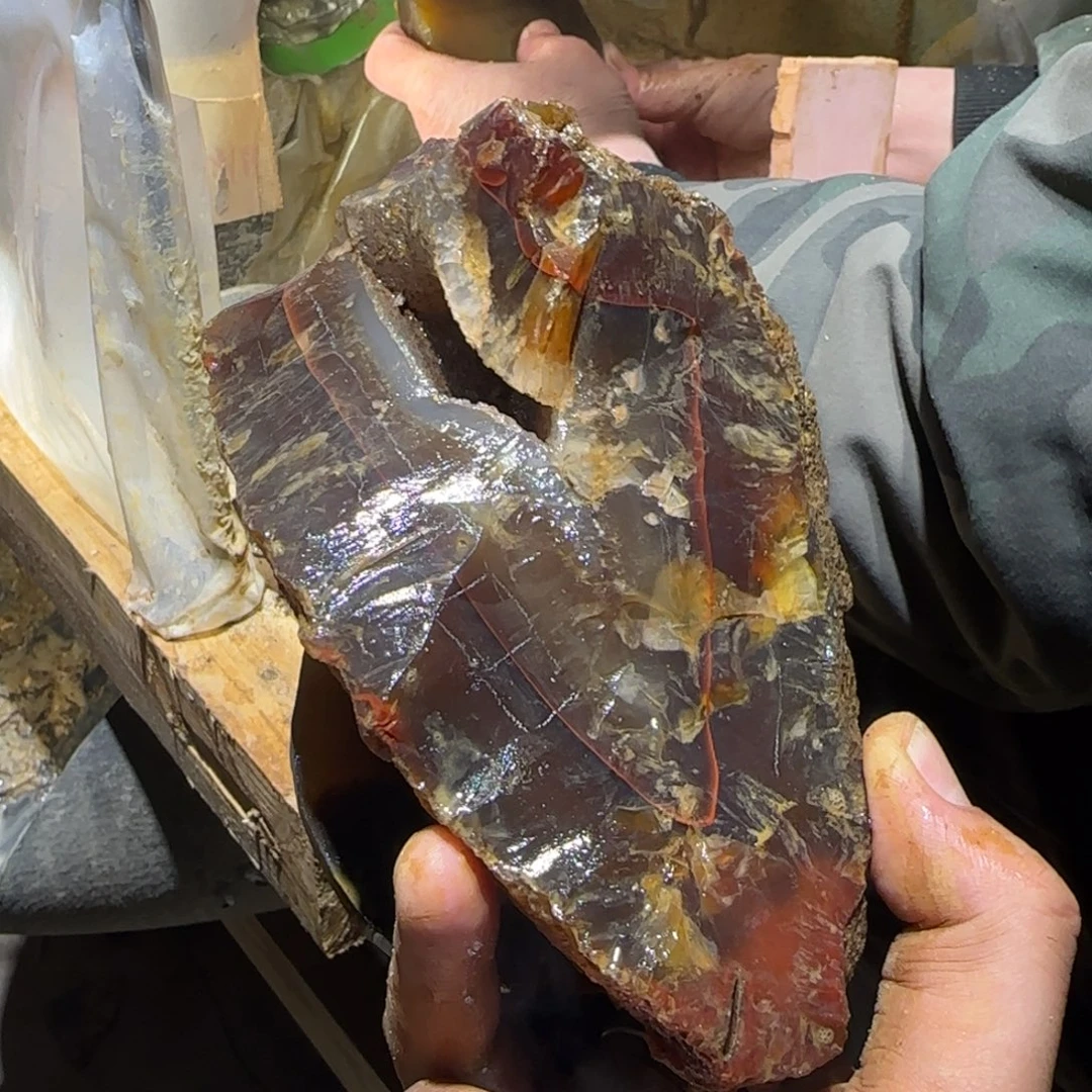 喜***哥定制玛瑙1.5手串一条