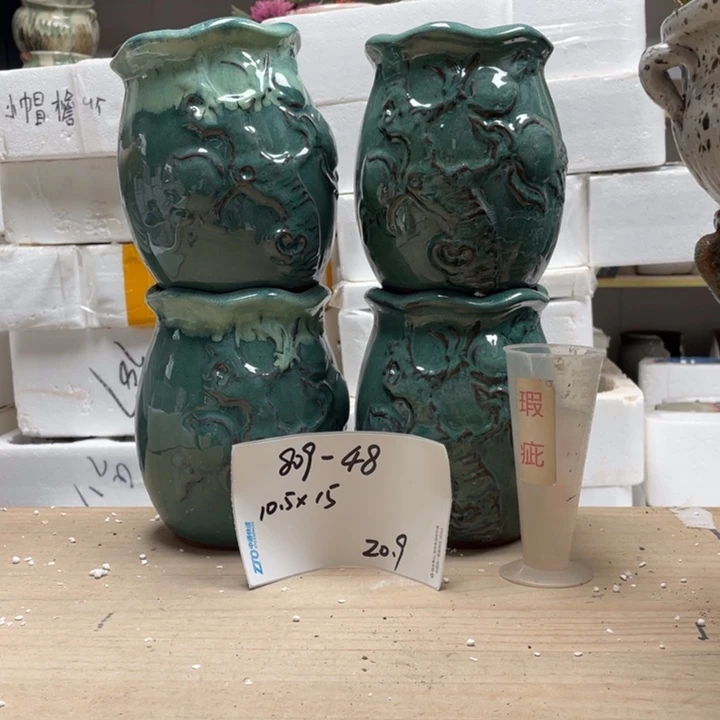 粗陶多肉花盆微瑕48