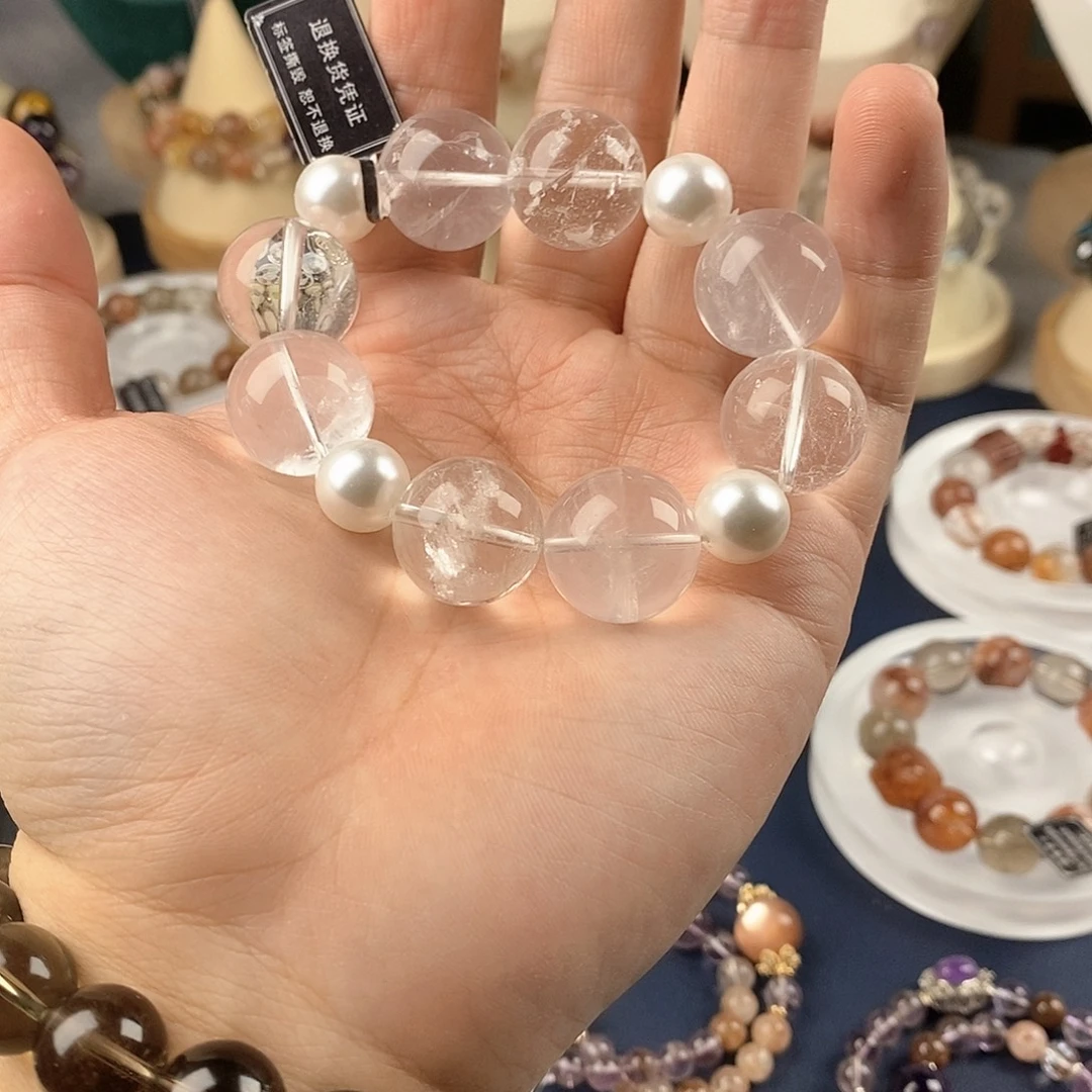 银S925镶嵌手链水晶