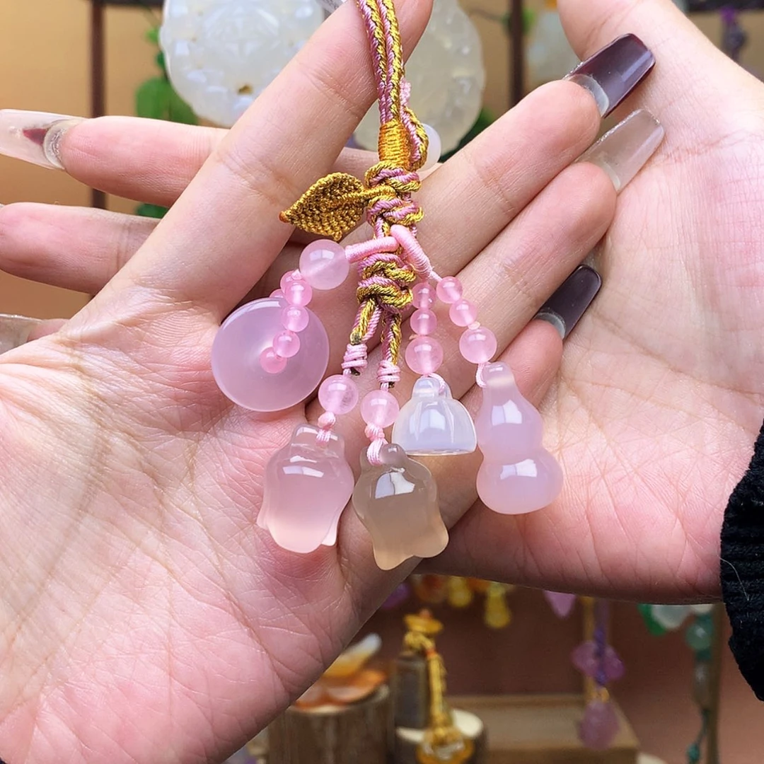 【闪购商品】玛瑙/玉髓车挂未镶嵌88888888
