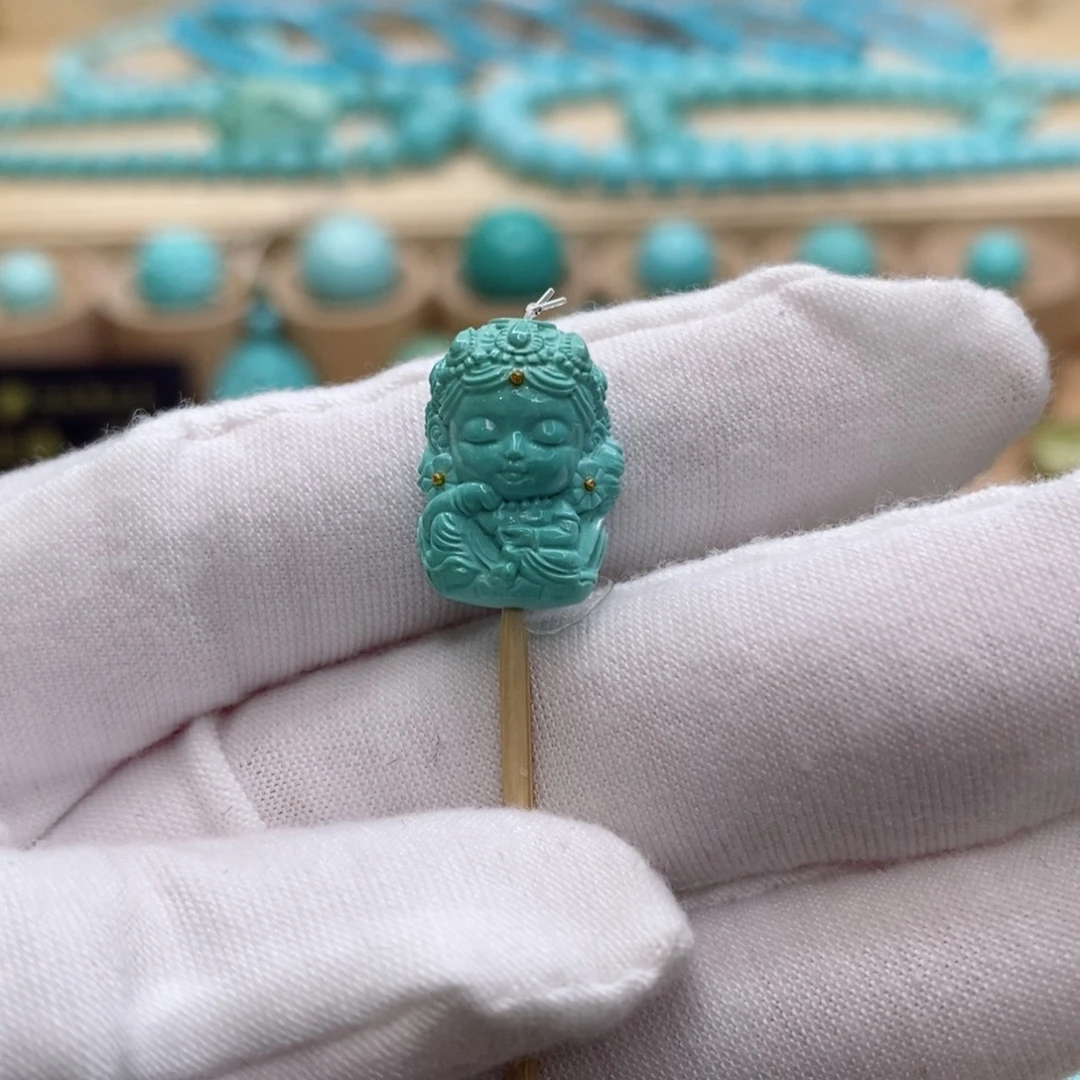 绿松石未镶嵌珠宝奇石