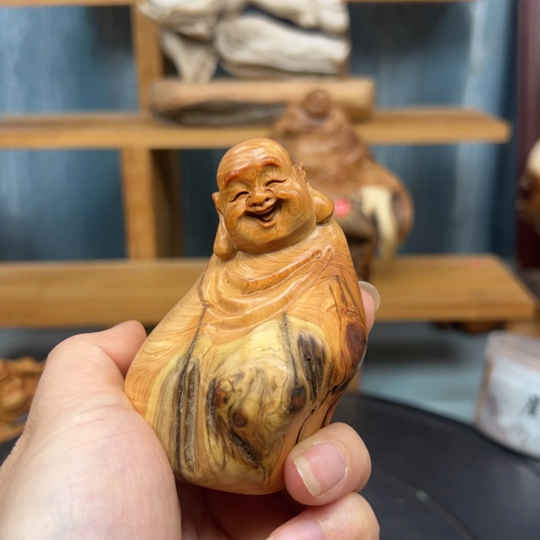 木影*崖柏木摆件手把件