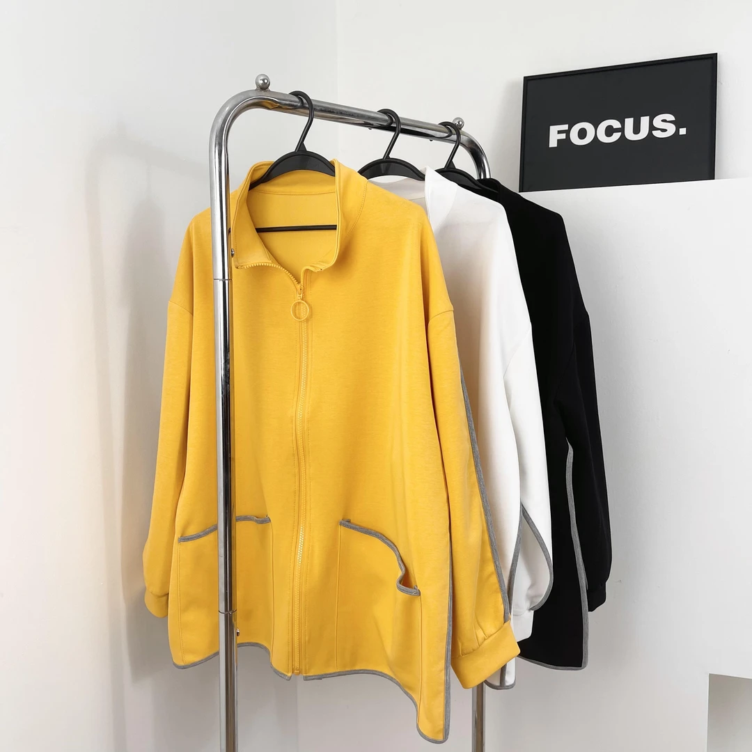 【运动范，小韩日记】休闲外套春秋显瘦百搭宽松时尚韩版气质2527