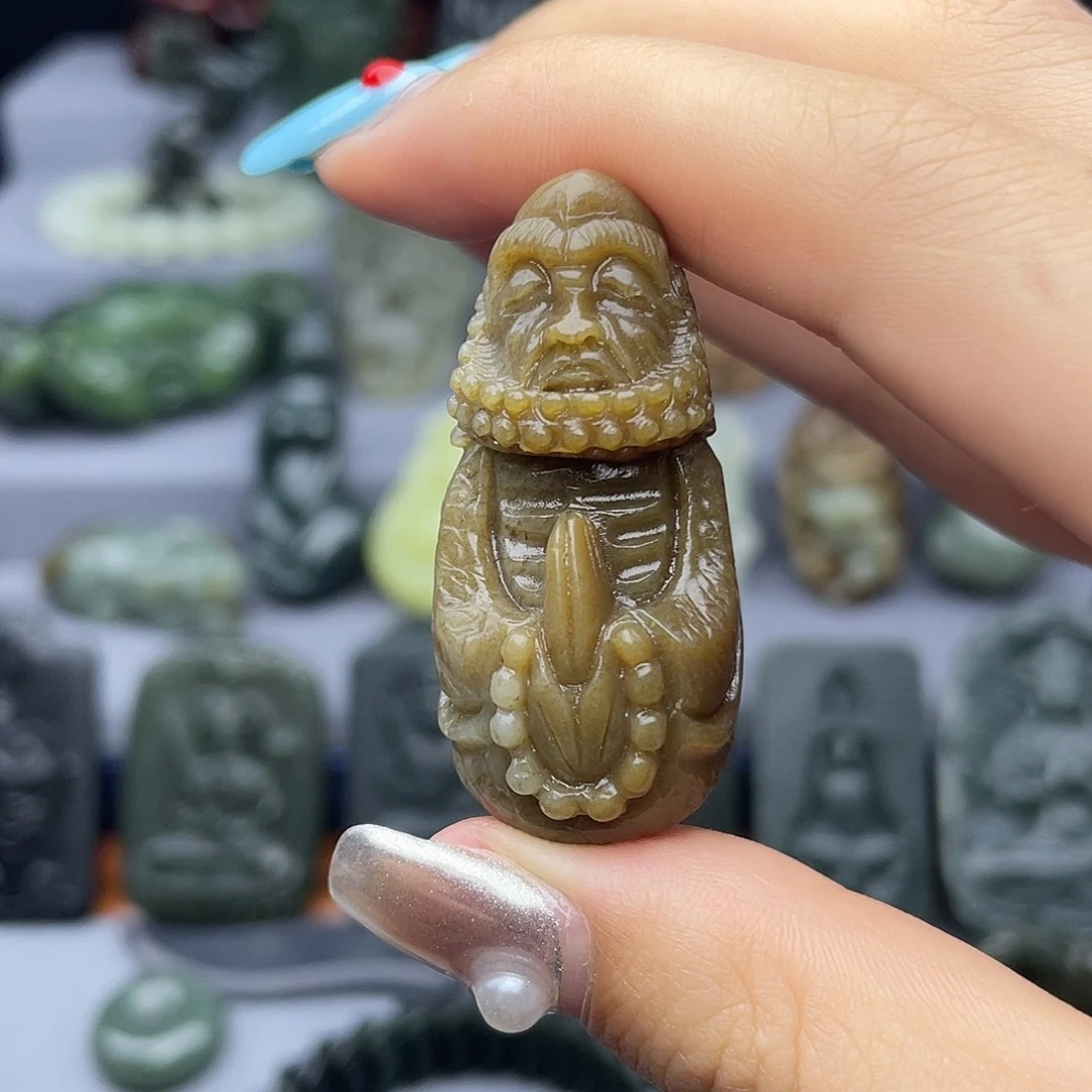 和田玉（糖玉）未镶嵌吊坠(不含链)