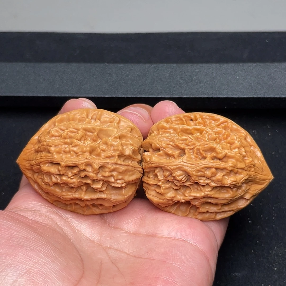 把件猴头核桃40×41×48精修打底老款鸡心XM3259