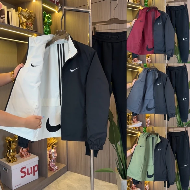 【两面穿】秋季新款刺绣时尚百搭双面服夹克潮流男款春秋外套814