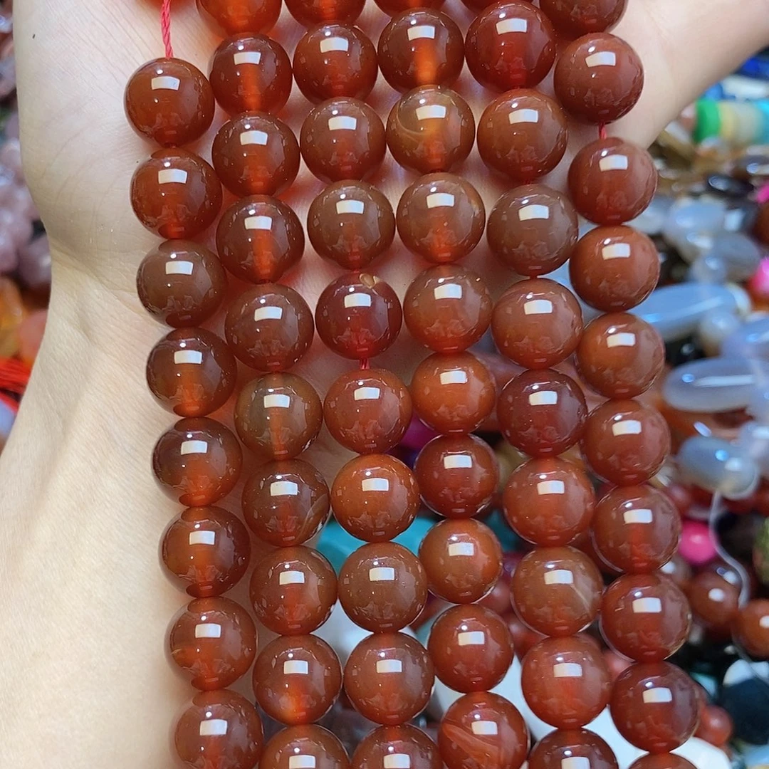 未镶嵌玛瑙/玉髓珠宝半成品卡十二玛瑙一条