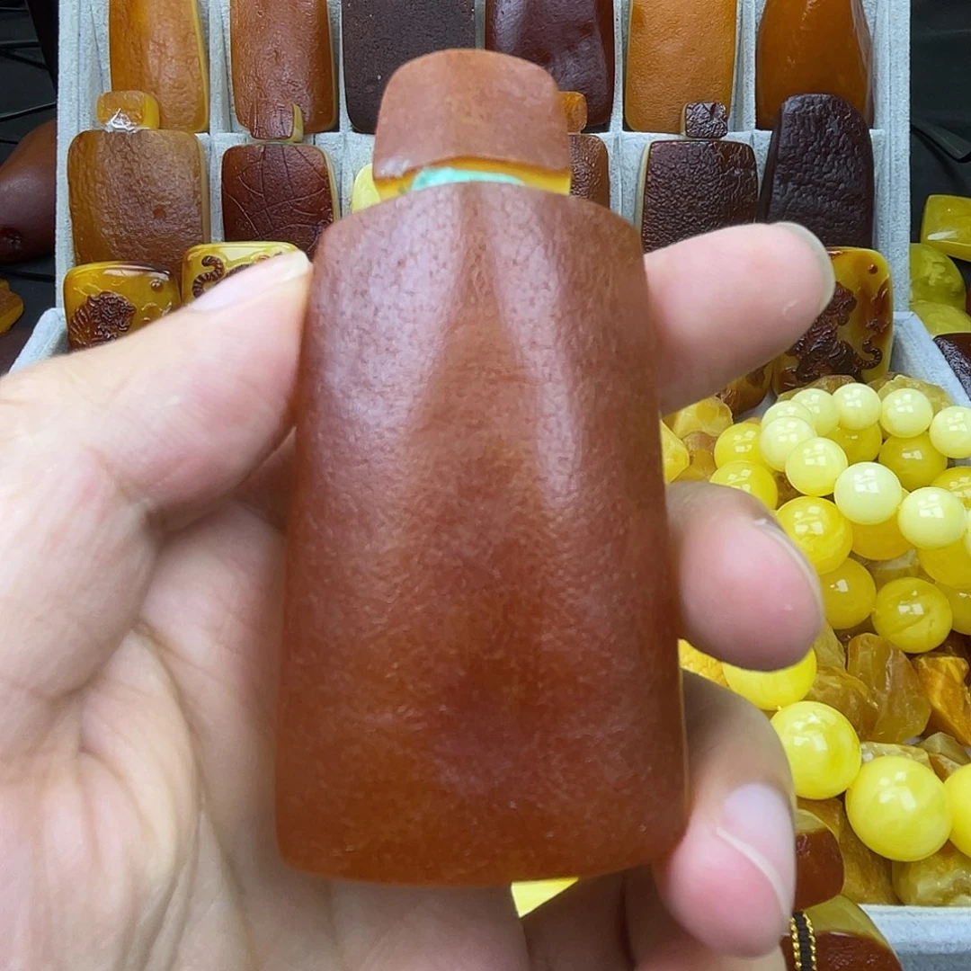 定制蜜蜡未镶嵌手把