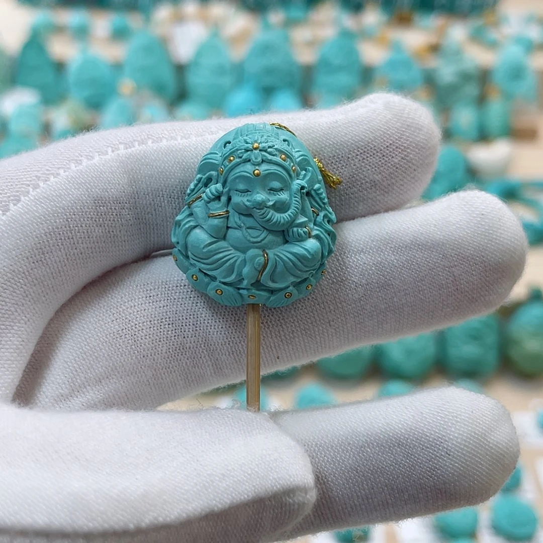 绿松石珠宝奇石未镶嵌