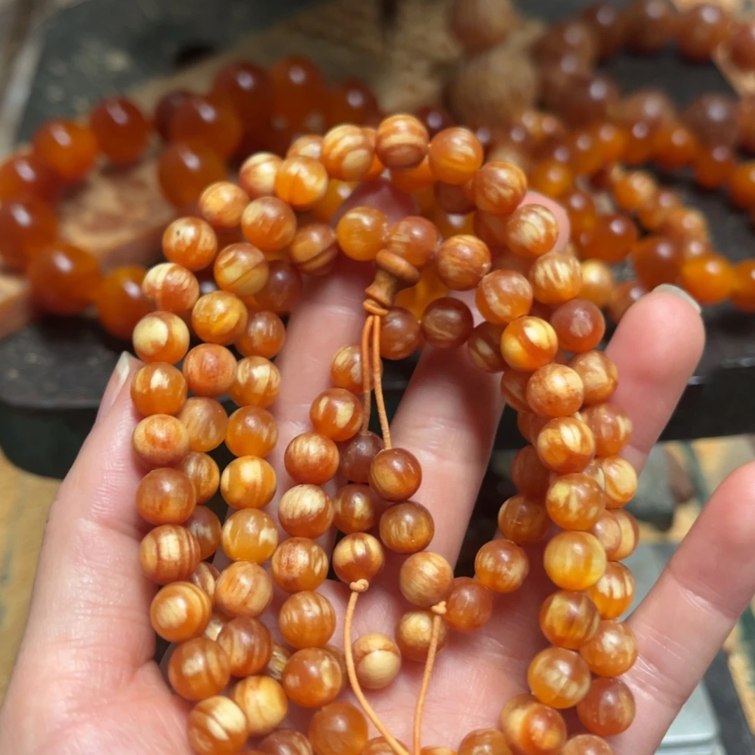 手串/手链松木（琥珀木）0.8规格108颗