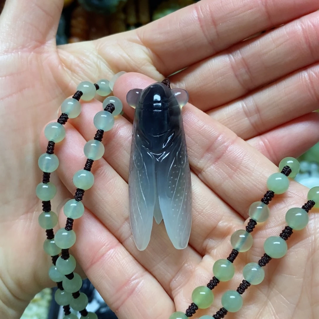 岫玉吊坠(赠链)未镶嵌